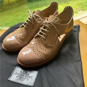 The Office of Angela Scott - Patent leather cut-out oxfords (Mr. Muffin)